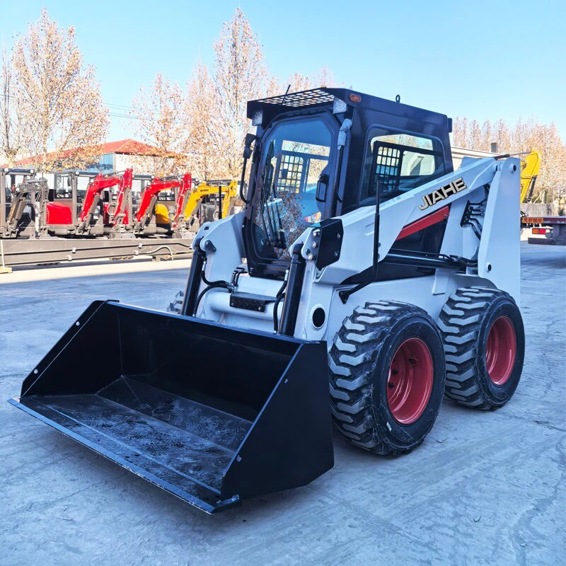 डीजल पहिएदार मिनी स्किड स्टीयर